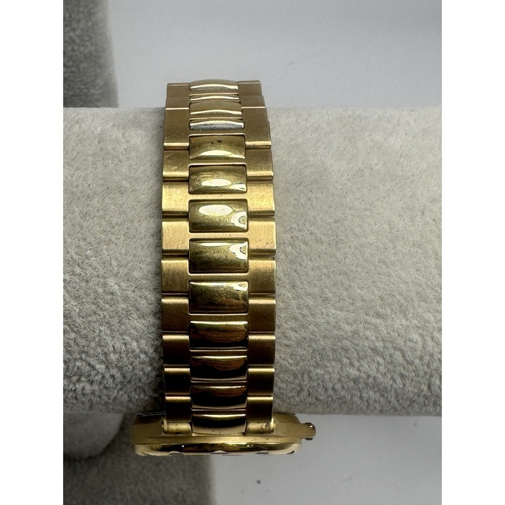 Oscar De La Renta Ladies Watch New Battery 29MM 7" Gold Tone H65 - Picture 6 of 10